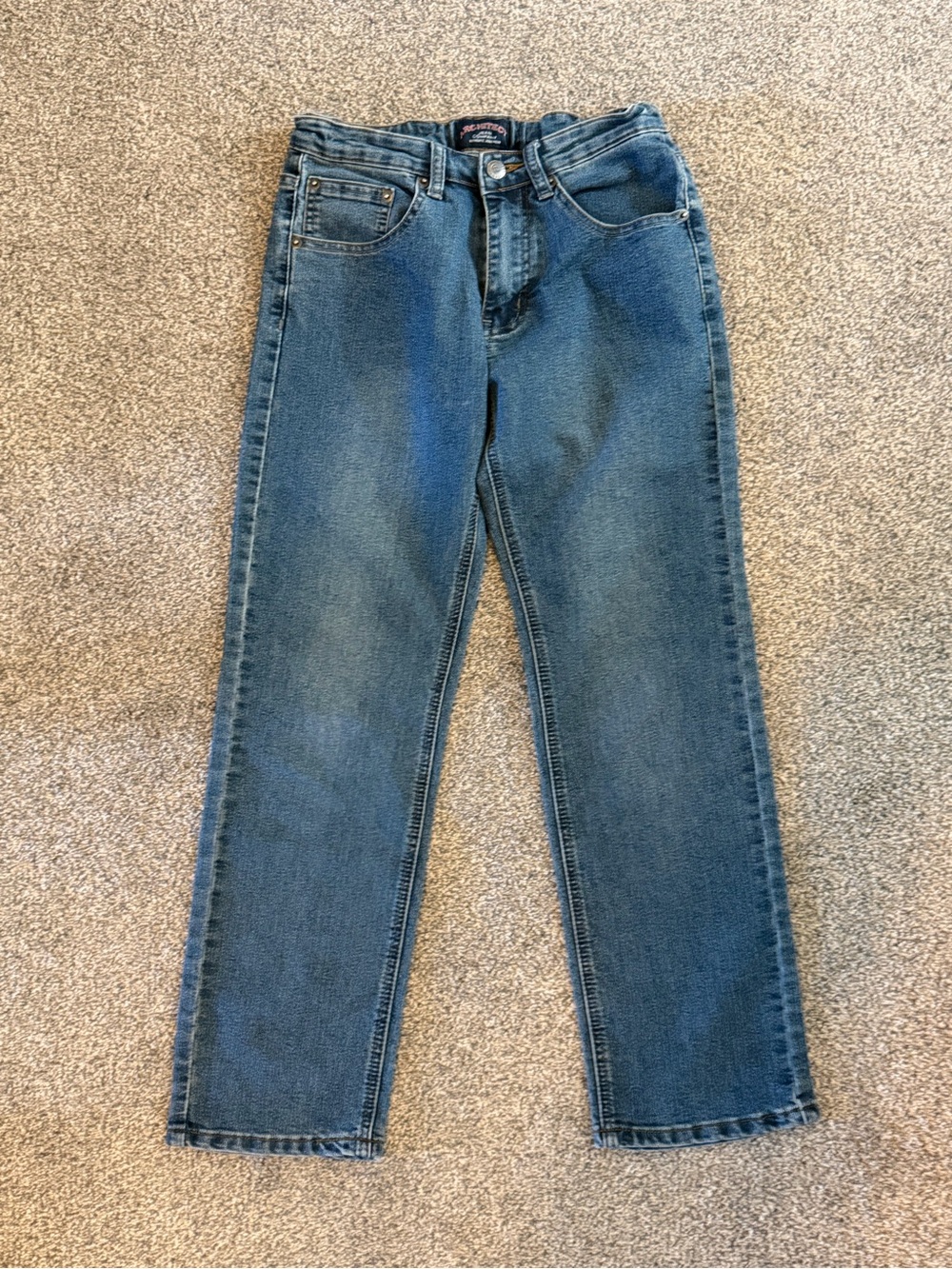 Boy’s Classic Straight-Leg Blue Jeans by Artchitect